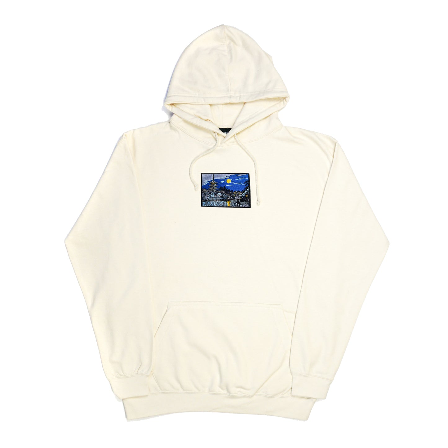 S/S24 Embroidered 'Midnight River Walk' Pullover [bone]